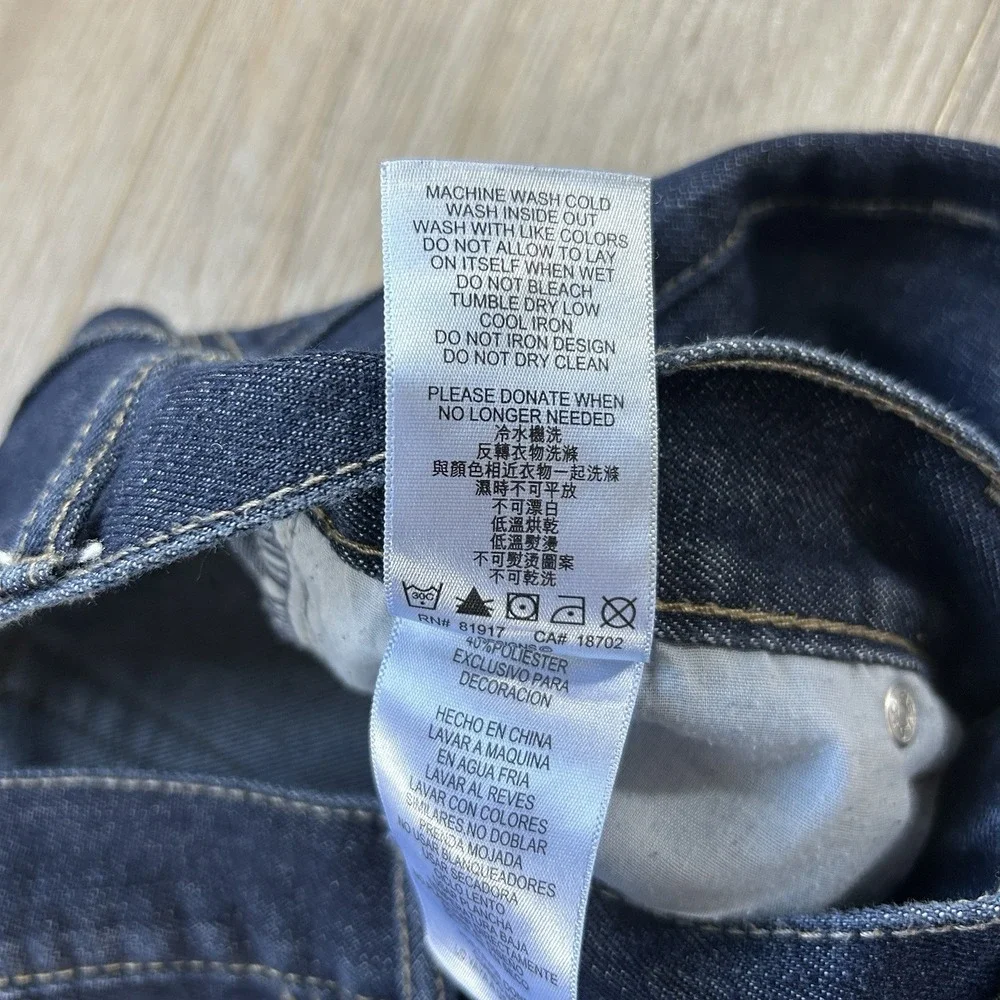 Levis 511 Slim Women's Size 20 30x20 Dark‎ Wash  Stretch Cotton Polyester Jeans